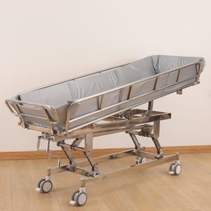 Cama de ducha de mano de acero inoxidable personalizable, cuidado médico auxiliar de doble función para ancianos discapacitados, hospitales, uso doméstico - Product Image 6