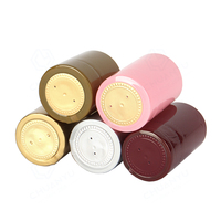 Capsules de vin en PVC OEM à faible MOQ, effet doux mat, sans plis, durables, de qualité alimentaire, pour bouteilles