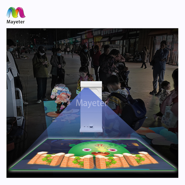 Augmented Reality Projector interactive learning game System All-in-one Interactive Mobile Floor/Ground Projection