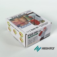 Highfly OEM FUJI SSI-T4100 Satellite TV High Gain KU Band Quad LNBF Haute Définition 0.1dB Facteur de Bruit 60dB Gain de Conversion