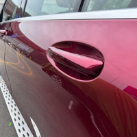 WRAPMASTER Film de protection de voiture en TPU liquide métallique rouge cerise auto-réparant anti-rayures résistant aux UV changeant de couleur 7,5 mil Garantie 5 ans