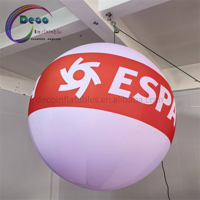Inflatable  Ball Giant LED-Lit Air Dancer Balloon for Events and Parties Includes Blower Model and Party Supplies