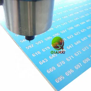 Custom traffolyte name plate plastic engraving labels electrica valve tags maker engraved traffolyte signs