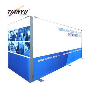 Stand d'exposition personnalisé 10x10 avec éclairage pour événements, affiches, présentoirs, stand de salon professionnel 7x7, bloc de stand de foire commerciale - Product Image 2