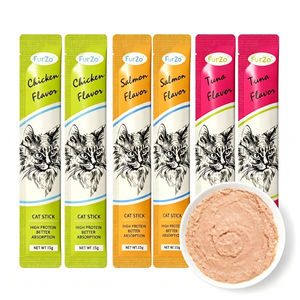 Alimento Húmedo para Gatos de Alta Calidad, Barritas de Carne de Pollo de 15 g, para una Salud Dental, Cutánea y del Pelaje - Product Image 2