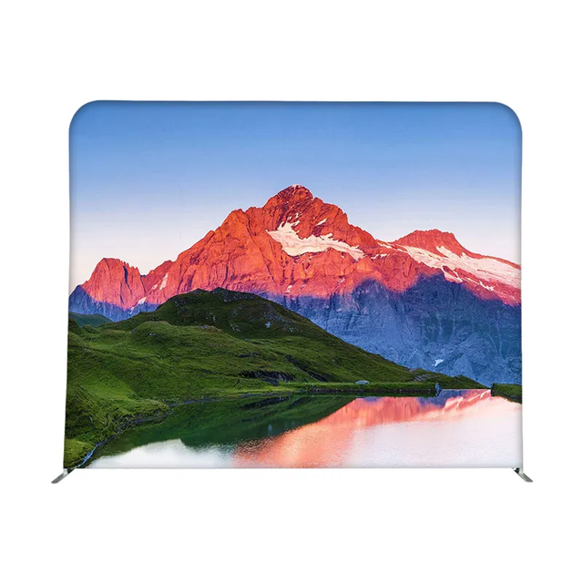 Backdrop Display Wall Custom Design Photo Booth Backdrop Backdrop Display Stand Exposition Booth Double Sided Printing Banner