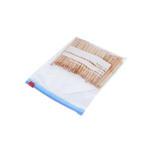 Clear HDPE Recyclable Disposable <b>Zip</b> Lock <b>Bags</b> for Supermarket Frozen Fruit Food Packaging Leakproof Grip Seal Double Ziplock - Product Image 6