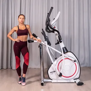 Snode High-quality Front Wheel Drive Large-size Elliptical Machine Can Bear 150kg Electric Steel White Unisex Elliptical Trainer