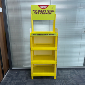 Chất lượng cao 4 tầng hiển thị Kệ tùy chỉnh cao cấp PP nhựa bán lẻ Giải pháp lưu trữ cho chương trình khuyến mãi - Product Image 3