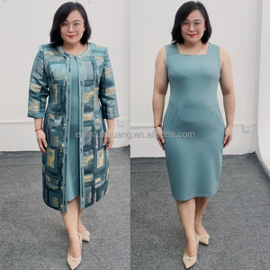 Robe de cérémonie pour femmes grandes tailles, design turc, avec veste longue, pour femmes grandes tailles - Product Image 3