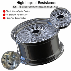 Jantes en alliage forgées SS Luxury Polished Silver 20x10 18 22 2 17 Deep Dish 19 pouces 22x12 pour Mercedes Concave Piece Custom 5x112 - Product Image 2