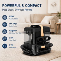 Aspirateur à tapis et tissus grande capacité 2L, nettoyeur de taches pour tissus d'intérieur, canapés et tapis
