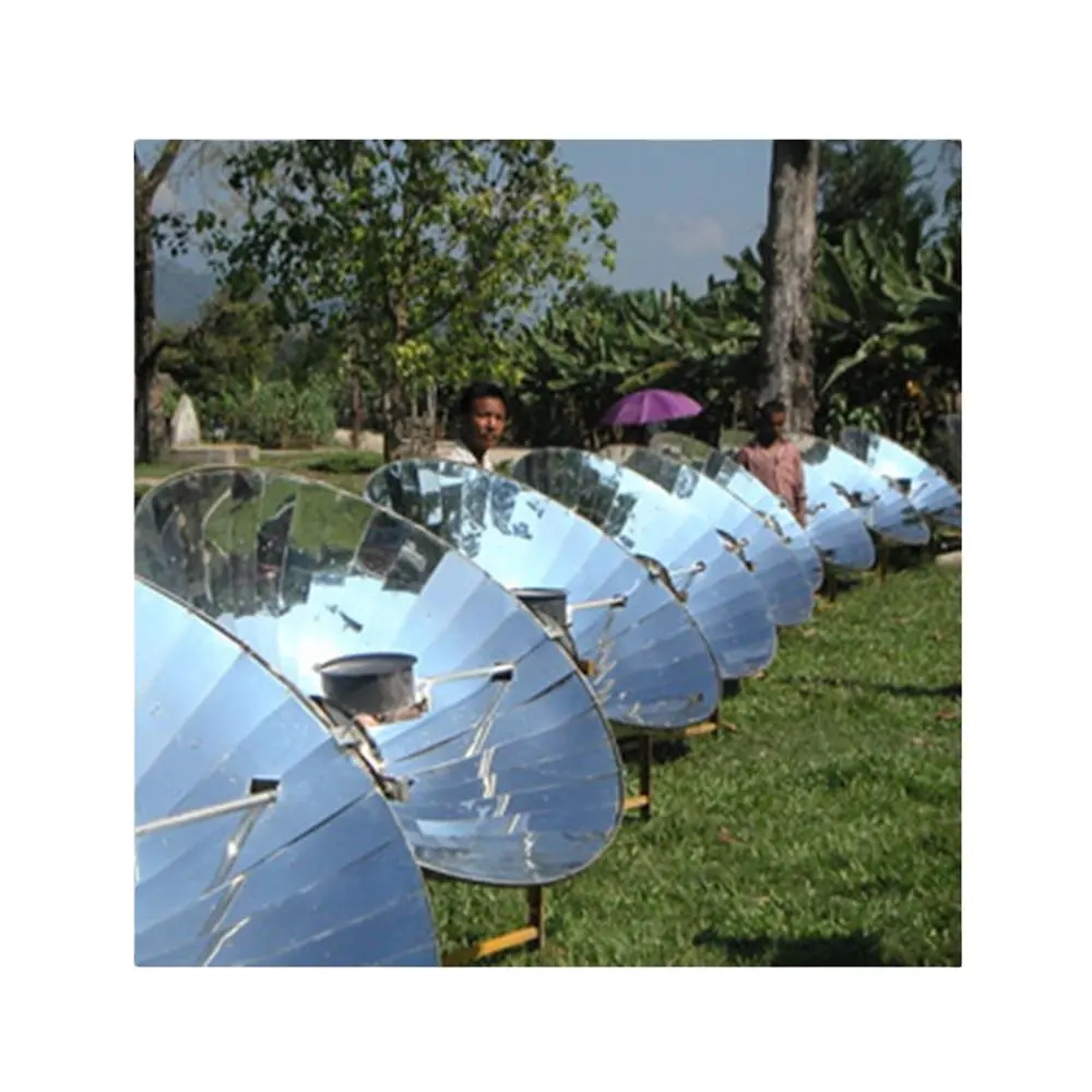 Güç sistemleri afrika 1.1mm ila 4mm 95% yansıtma için güneş aynası güneş enerjili