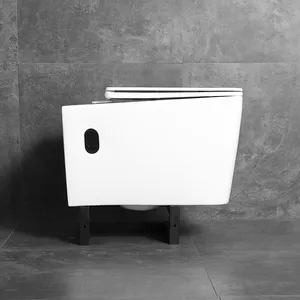 مقعد مرحاض أنيق من YIDA بدون حافة يمكن تركيبه على الحائط مرحاض دش حمام مرحاض أوروبي من المُصنع الأصلي