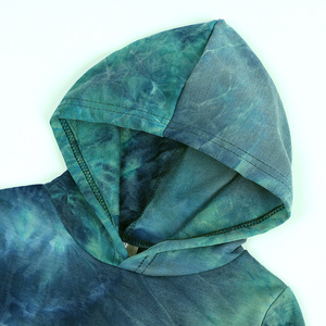 เสื้อแขนยาวมีฮู้ดมัดย้อมสำหรับเด็กผู้หญิงใส่ฤดูใบไม้ร่วงฤดูหนาว - Product Image 5