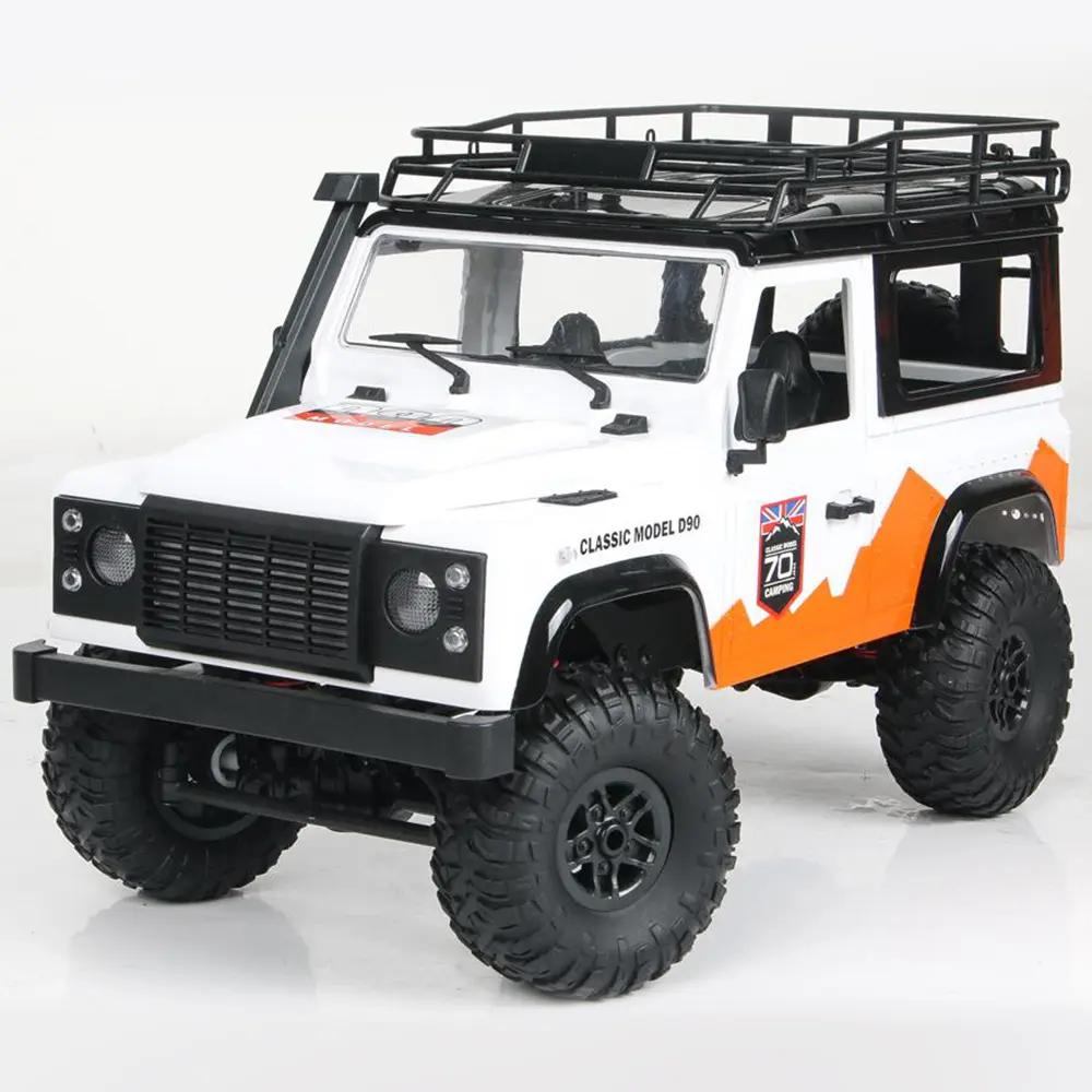 Brinquedo elétrico de controle remoto 2.4Ghz AWD Carro de corrida off-road de alta velocidade com luzes LED coloridas e bateria recarregável para presente