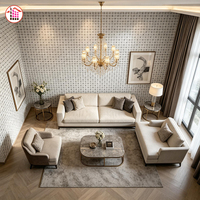 Mosaïque en marbre naturel blanc et gris pour sol de salon et décoration murale intérieure
