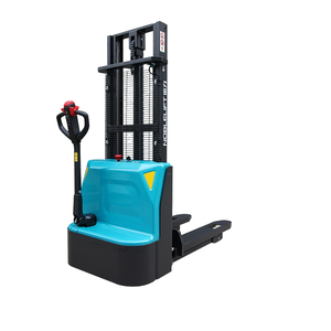 מלגזה חשמלית נובליפט 1.5 טון, סוג הליכה, ידית ארוכה, סוללת עופרת-חומצה, תורן דו-שלבי, פוליאוריטן, מעבר 1200 מ\\\"מ - Product Image 1