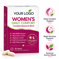 Complément alimentaire à base de plantes pour femmes, formule personnalisée, en gélules, à marque privée OEM, pour une nutrition quotidienne, vente en gros directe usine