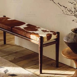 <span class=keywords><strong>In</strong></span> <span class=keywords><strong>legno</strong></span> massello camera da letto sgabello di design pelliccia tavolo da pranzo spiccioli elegante <span class=keywords><strong>panca</strong></span> per uso domestico - Product Image 4