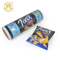 Sacs à chips personnalisés de qualité alimentaire, fabriqués en Chine, pour chips de banane, emballages de chips de pommes de terre, sacs à snacks imprimés sur mesure, film d'emballage.