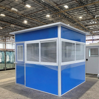 TOPPRE Cabine de studio portable, Kiosque de café, Cabine mobile, Boutique de billets, Poste de sécurité, Cabine de vente, Conteneur