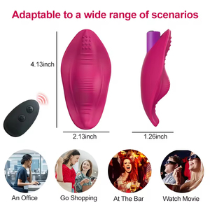 Ferngesteuerte Sexspielzeuge für Liebhaber Kabelloser Unterwäsche-Vibrator Klitoris-Stimulator Tragbares Erwachsenen-Sexspielzeug für Frauen - Product Image 4