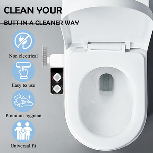Ultra Slim Modern Plastic Self-Cleaning Dual Nozzle Bidet Toilet Seat Attachment <strong>Adjustable</strong> Fresh Water Spray Non-Electric - Product Image 6