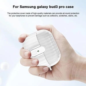 Meilleure vente étui de protection sans fil étanche à la mode pour écouteurs pour <span class=keywords><strong>Samsung</strong></span> Shell <span class=keywords><strong>Galaxy</strong></span> <span class=keywords><strong>Buds</strong></span> 3/3 Pro couverture transparente pour écouteurs - Product Image 4