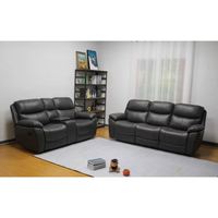 Ensemble de canapés sectionnels inclinables de luxe, style européen traditionnel, en similicuir, pour villas, centres commerciaux, salons, hôtels, vente en gros, usine, sous-sols