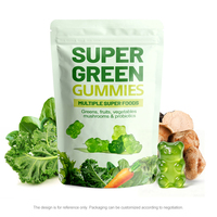 Dagelijkse Super Greens Gummies - Verhoogt Energie & Vitaliteit, Groene Voeding, Private Label Klaar voor B2B Kopers