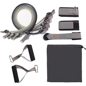 <span class=keywords><strong>Kit</strong></span> de Bandas de Resistencia de Látex de Alta Calidad, 11 Piezas, Bandas de <span class=keywords><strong>Ejercicio</strong></span>, Asas, Cuerda <span class=keywords><strong>para</strong></span> Saltar, Toalla Refrescante - Product Image 3