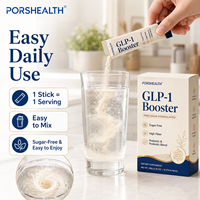 Capsules antioxydantes de soutien GLP-1, sachets de poudre à boire sans sucre OEM avec fibres prébiotiques végétales pour le bien-être métabolique