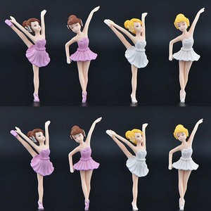 Per bambini da giardino decor vari colori bambola per la vendita ballerino ragazza della resina figurine in miniatura - Product Image 2