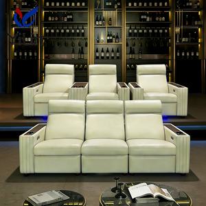 Sofá Reclinable Eléctrico Motorizado Yilin Moderno RH722 con Función <span class=keywords><strong>de</strong></span> <span class=keywords><strong>Masaje</strong></span> y <span class=keywords><strong>Puerto</strong></span> <span class=keywords><strong>de</strong></span> Carga Tipo C para Cine en Casa - Product Image 5