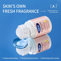 Déodorant Roll-On Unisexe Parfum Rose Longue Durée Anti-Transpirant Rafraîchissant Contrôle des Odeurs Corporelles Senteur Fraîche Quotidienne