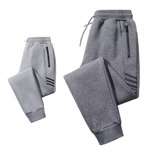 Pantalones Casuales para Hombre, Corte Holgado, Rectos, Estilo Jogger, Ligeros, Color Oscuro, Secado Rápido, para Verano y Otoño, Ropa Deportiva - Product Image 1