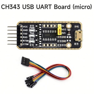 Módulo USB a UART TTL CH343G, Convertidor Serial Multi Interfaz Micro Mini Tipo-A Tipo-C para Raspberry Pi - Product Image 4