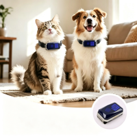 Traceur GPS intelligent portable pour animaux de compagnie, clôture électronique GSM en plastique, suivi d'activité, navigation LBS, compatible Bluetooth, étanche IP67