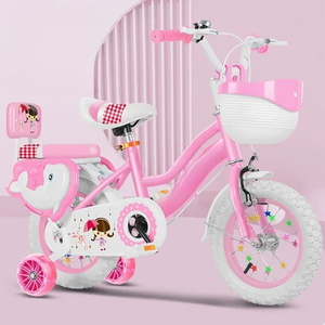 Vente flash : vélo pour enfants de 12, 14, 16 et <span class=keywords><strong>18</strong></span> <span class=keywords><strong>pouces</strong></span>, couleur rose, vélo pour enfants, vélo princesse pour enfants, vélo pour filles de 3 à 10 ans, vélo pour bébé - Product Image 3