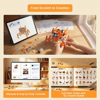 Hiwonder DaDa:bit V2 Kit de Robótica y Electrónica Programable para Principiantes, con Micro:bit V2 y Placa de Expansión