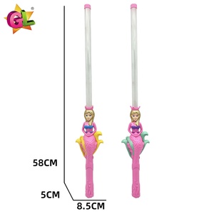 Baguette <span class=keywords><strong>Lumineuse</strong></span> Sirène à 5 Lumières avec Couronne et Épée <span class=keywords><strong>Lumineuse</strong></span>, <span class=keywords><strong>Jouet</strong></span> en Plastique, 3 Modes Clignotants, pour Filles - Product Image 6