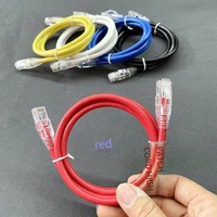 Kustomisasi warna CAT5 CAT5E 5M kabel LAN untuk penggunaan dalam ruangan- (RJ45) kabel koneksi WiFi & Extender komputer