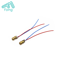 Diode Laser à tête laser à semi-conducteur en cuivre de 6mm, point rouge