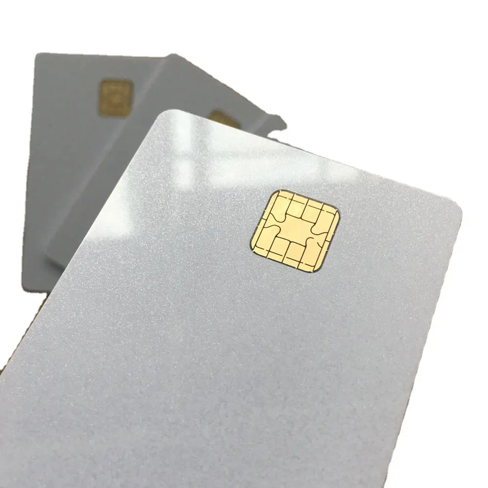 Overlay coating JCOP JAVA Dual interface Smart cards 81K RFID inkjet blank id cards With Hi-co Magnetic Stripe