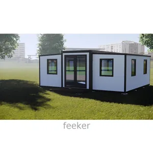 Modern Expandable Prefabricated Bungalow Container House With Sandwich Panels