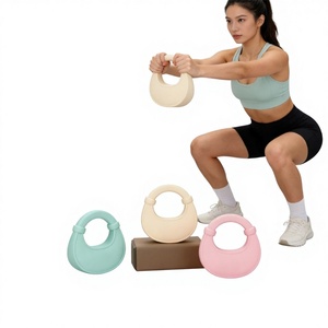 <span class=keywords><strong>Kettlebell</strong></span> unisexe portable en silicone antidérapant avec sac, conçu pour l'entraînement de bureau à la salle de sport - Product Image 1