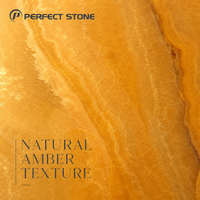 Dalles de luxe en onyx jaune et onyx miel PerfectStone, découpées sur mesure pour murs décoratifs, comptoirs et revêtements muraux