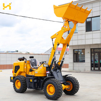 Chargeuse sur pneus de haute qualité 800 kg (0,8 t) certifiée CE, compacte, articulée, 4x4, pour travaux agricoles et de construction