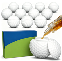 Verres à shot de golf GoSports Shots avec couvercles - Lot de 12 - Cadeaux de golf amusants pour hommes